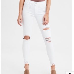 White Ripped Jeans